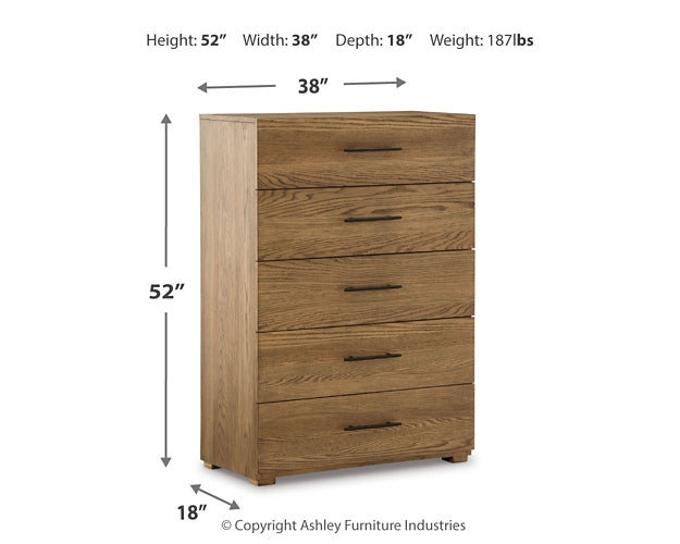 Dakmore Five Drawer Chest Huntsville Furniture Outlet