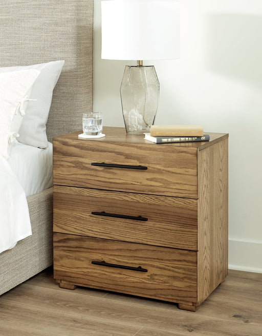 Dakmore Three Drawer Night Stand Huntsville Furniture Outlet