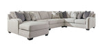 Dellara 5-Piece Sectional with Chaise Huntsville Furniture Outlet