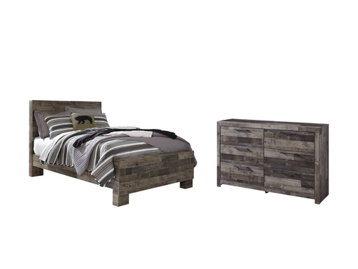 Derekson Full Panel Bed with Dresser Huntsville Furniture Outlet