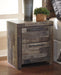 Derekson Queen/Full Panel Headboard with Mirrored Dresser, Chest and Nightstand Huntsville Furniture Outlet