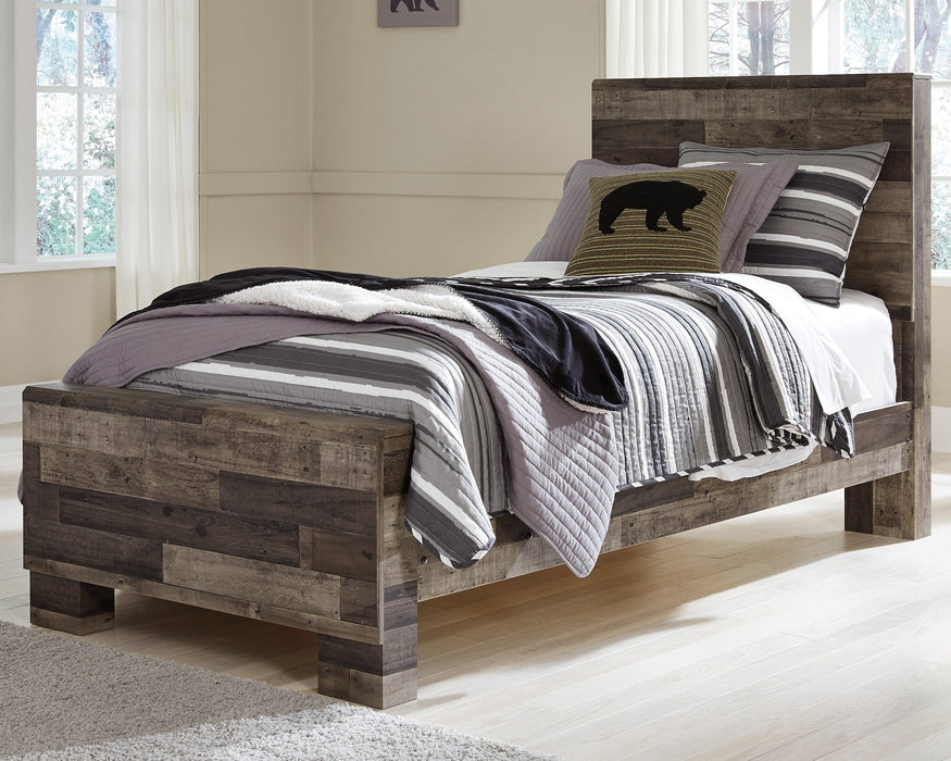 Derekson Twin Panel Bed with Dresser Huntsville Furniture Outlet