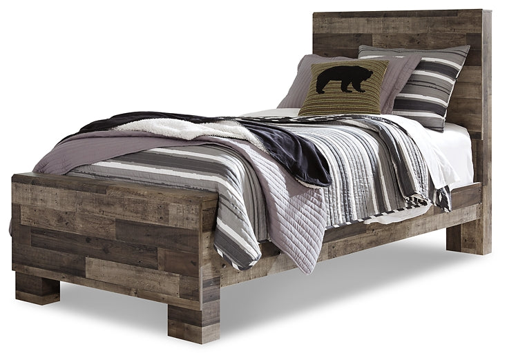 Derekson Twin Panel Bed with Dresser Huntsville Furniture Outlet