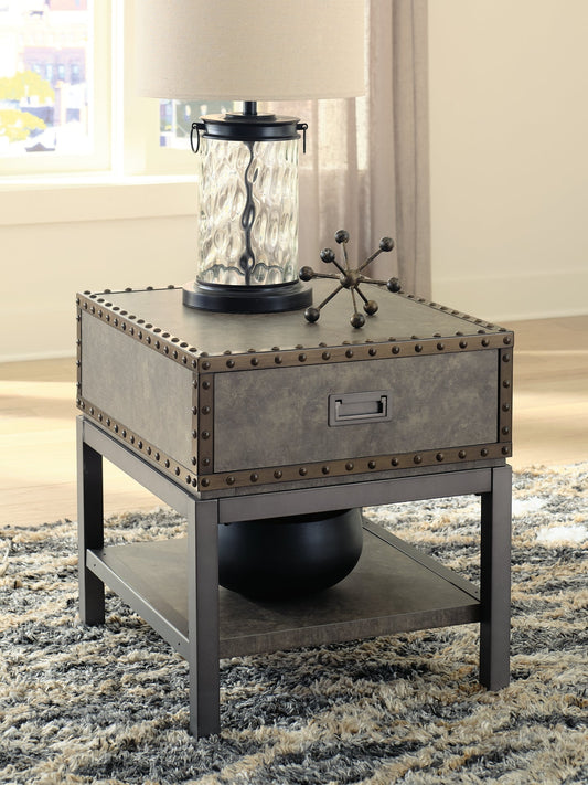 Derrylin Rectangular End Table Huntsville Furniture Outlet