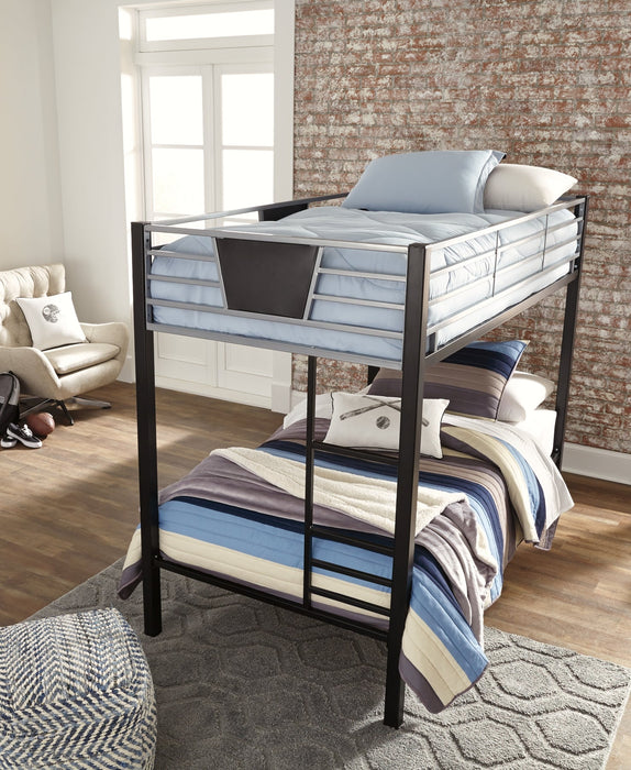 Dinsmore Twin/Twin Bunk Bed w/Ladder Huntsville Furniture Outlet