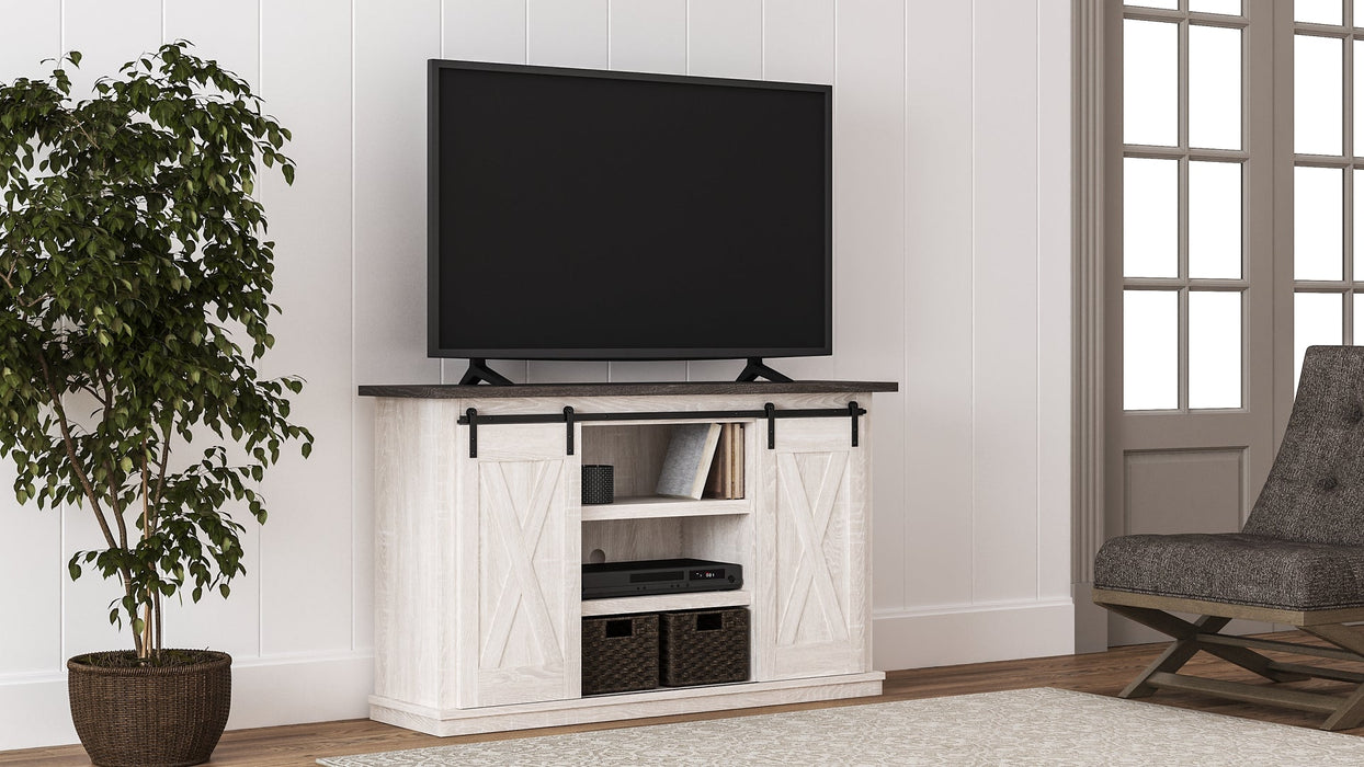 Dorrinson Medium TV Stand Huntsville Furniture Outlet