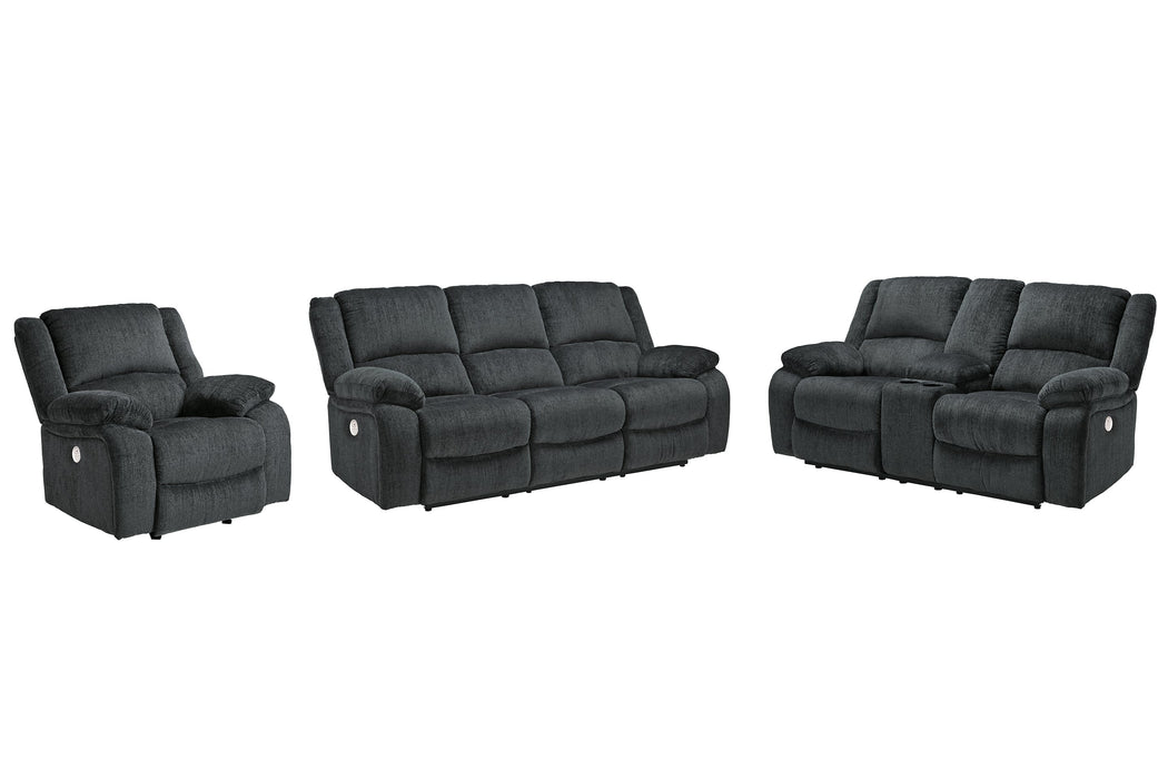 Draycoll Sofa, Loveseat and Recliner Huntsville Furniture Outlet