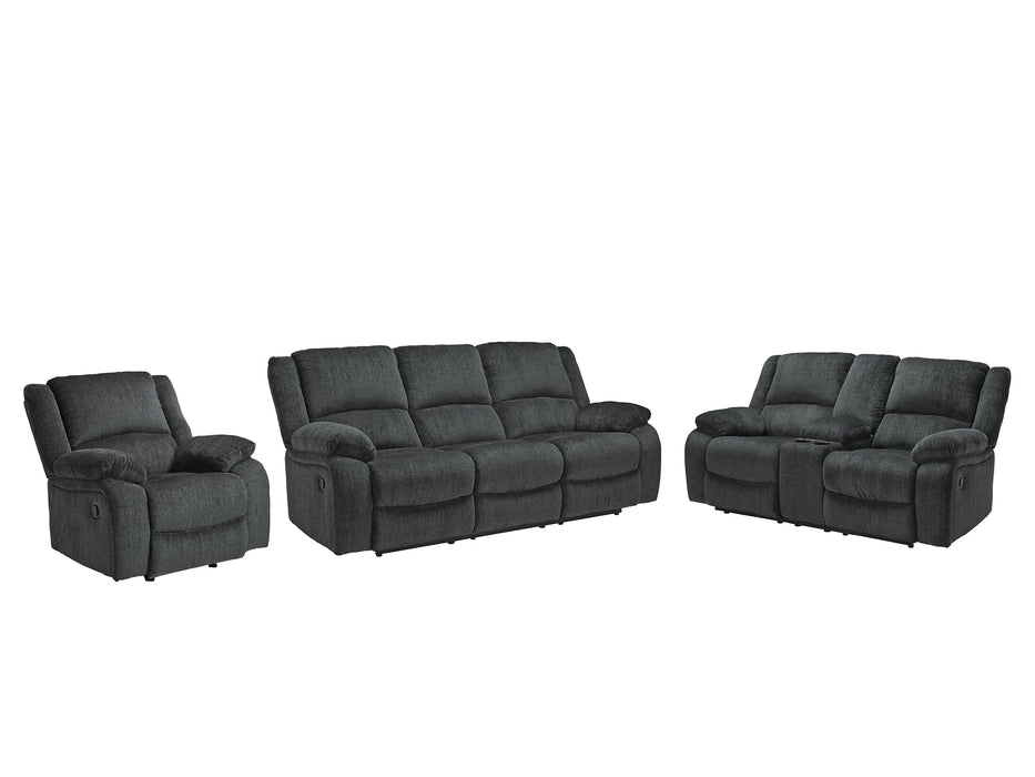 Draycoll Sofa, Loveseat and Recliner Huntsville Furniture Outlet