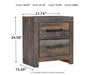 Drystan Full Bookcase Bed with Mirrored Dresser, Chest and Nightstand Huntsville Furniture Outlet