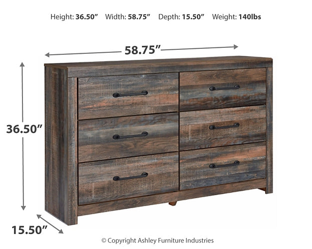 Drystan Full Bookcase Bed with Mirrored Dresser Huntsville Furniture Outlet