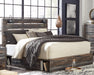 Drystan King Panel Bed with 2 Storage Drawers with Dresser Huntsville Furniture Outlet