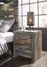 Drystan King Panel Headboard with Mirrored Dresser and 2 Nightstands Huntsville Furniture Outlet