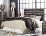 Drystan King Panel Headboard with Mirrored Dresser and 2 Nightstands Huntsville Furniture Outlet