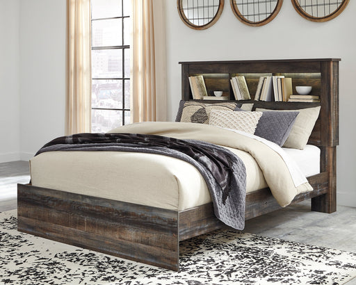 Drystan Queen Bookcase Bed with Dresser Huntsville Furniture Outlet