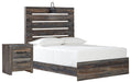 Drystan Twin Panel Bed with Nightstand Huntsville Furniture Outlet