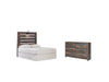 Drystan Twin Panel Headboard with Dresser Huntsville Furniture Outlet