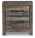 Drystan Two Drawer Night Stand Huntsville Furniture Outlet