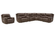 Dunleith 6-Piece Sectional with Recliner Huntsville Furniture Outlet