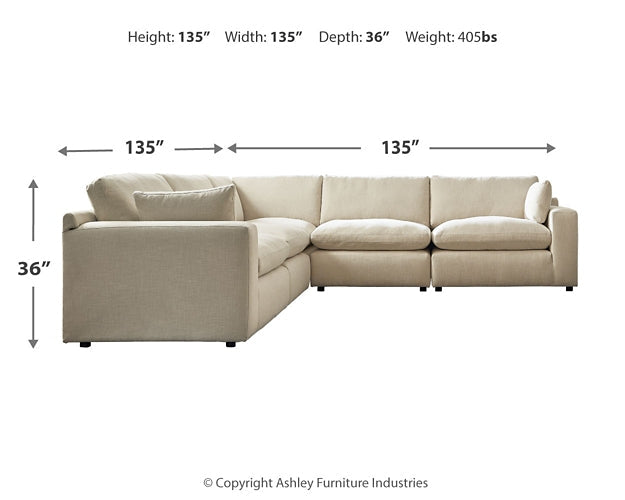 Elyza 5-Piece Sectional Huntsville Furniture Outlet