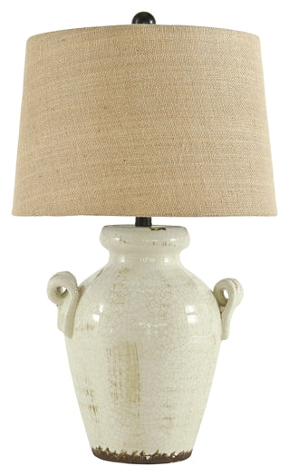 Emelda Ceramic Table Lamp (1/CN) Huntsville Furniture Outlet