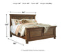 Flynnter Queen Panel Bed with Dresser Huntsville Furniture Outlet