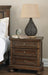 Flynnter Queen Panel Bed with Mirrored Dresser, Chest and 2 Nightstands Huntsville Furniture Outlet