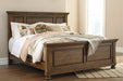 Flynnter Queen Panel Bed with Mirrored Dresser, Chest and 2 Nightstands Huntsville Furniture Outlet