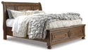 Flynnter Queen Sleigh Bed with 2 Storage Drawers with Dresser with Dresser Huntsville Furniture Outlet