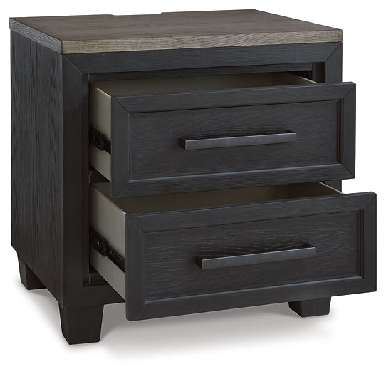 Foyland California King Panel Storage Bed with Mirrored Dresser, Chest and 2 Nightstands Huntsville Furniture Outlet