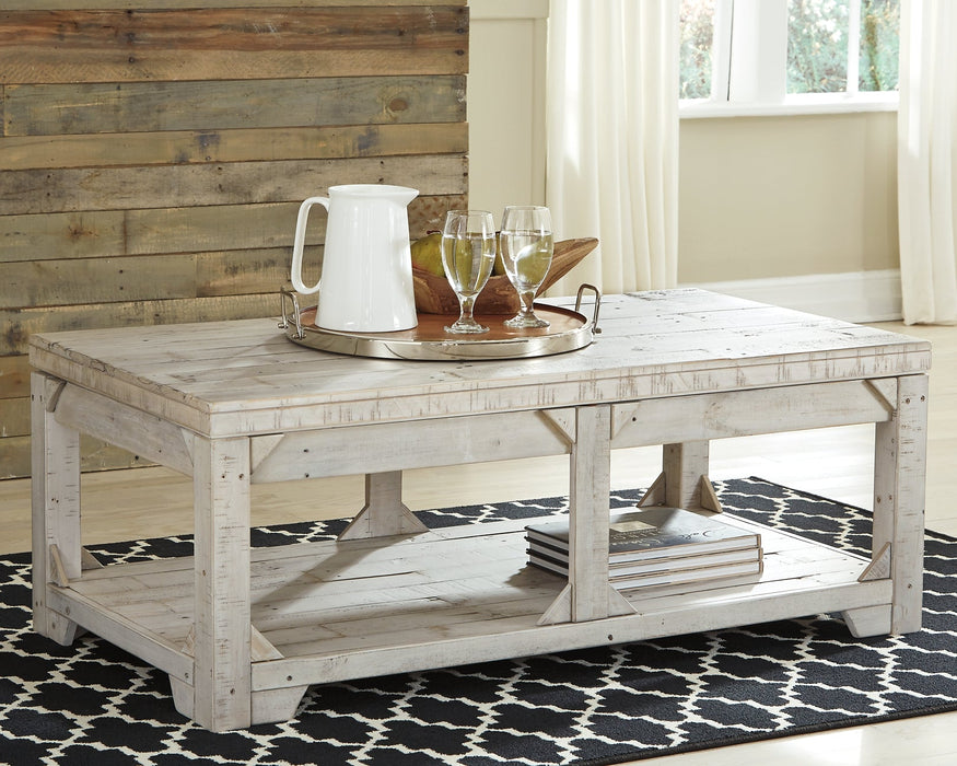 Fregine Coffee Table with 2 End Tables Huntsville Furniture Outlet