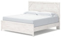 Gerridan King Panel Bed with Mirrored Dresser and 2 Nightstands Huntsville Furniture Outlet