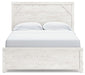 Gerridan Queen Panel Bed with Mirrored Dresser and Nightstand Huntsville Furniture Outlet