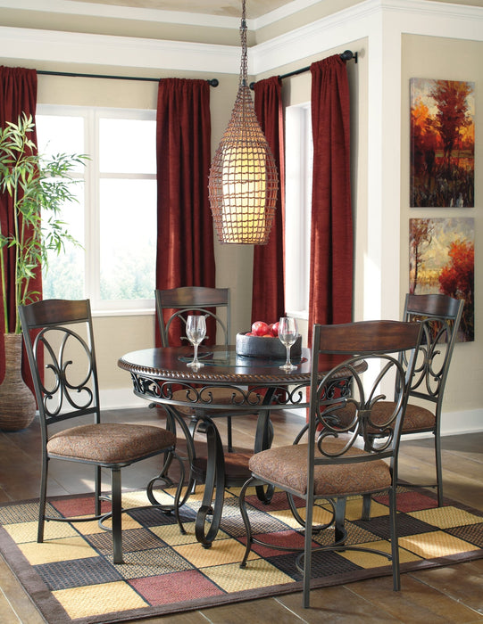 Glambrey Dining Table and 4 Chairs Huntsville Furniture Outlet