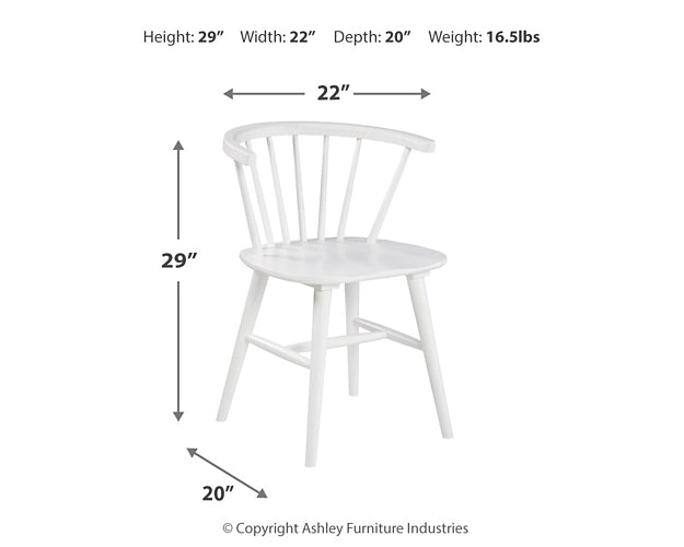 Grannen Dining Room Side Chair (2/CN) Huntsville Furniture Outlet