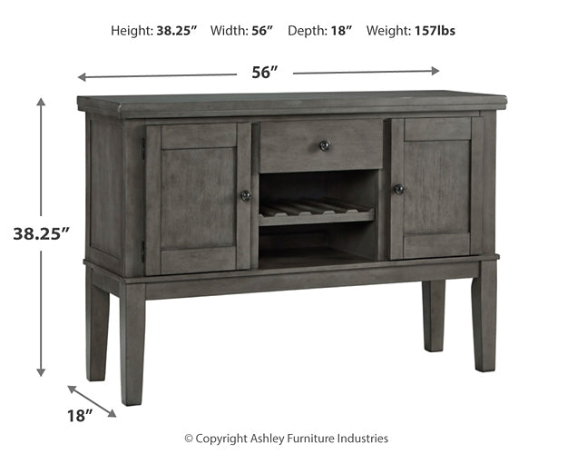 Hallanden Counter Height Dining Table and 6 Barstools with Storage Huntsville Furniture Outlet