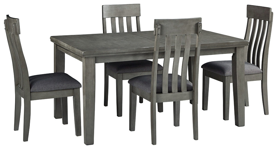 Hallanden Dining Table and 4 Chairs Huntsville Furniture Outlet