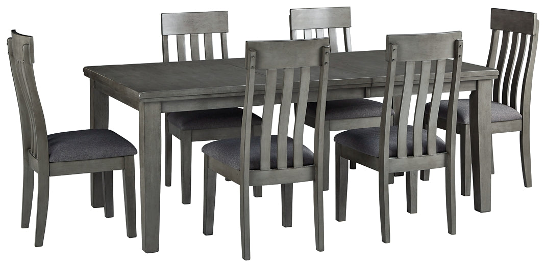 Hallanden Dining Table and 6 Chairs Huntsville Furniture Outlet