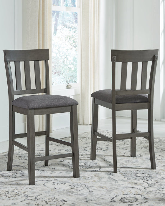 Hallanden Upholstered Barstool (2/CN) Huntsville Furniture Outlet