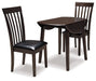 Hammis Dining Table and 2 Chairs Huntsville Furniture Outlet