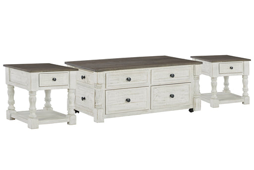 Havalance Coffee Table with 2 End Tables Huntsville Furniture Outlet