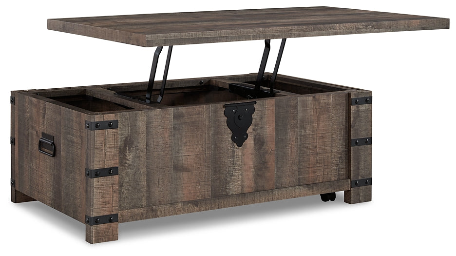 Hollum Coffee Table with 2 End Tables Huntsville Furniture Outlet