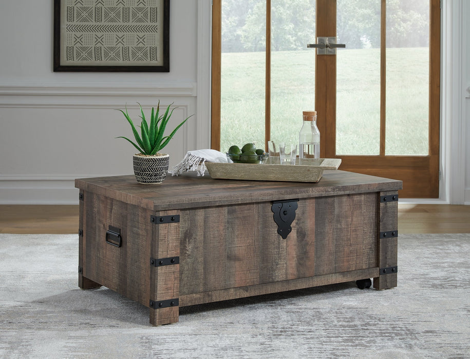 Hollum Coffee Table with 2 End Tables Huntsville Furniture Outlet