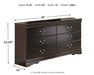 Huey Vineyard Six Drawer Dresser Huntsville Furniture Outlet