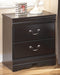 Huey Vineyard Two Drawer Night Stand Huntsville Furniture Outlet