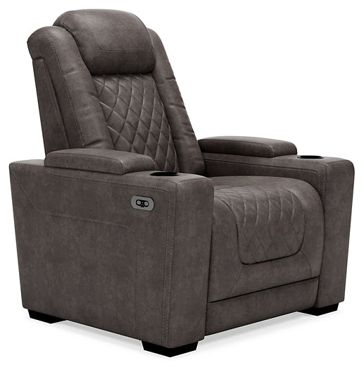 HyllMont PWR Recliner/ADJ Headrest Huntsville Furniture Outlet