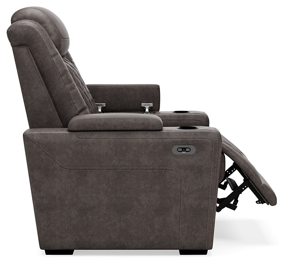 HyllMont PWR Recliner/ADJ Headrest Huntsville Furniture Outlet