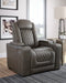 HyllMont PWR Recliner/ADJ Headrest Huntsville Furniture Outlet