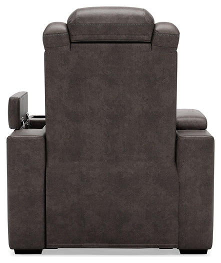 HyllMont PWR Recliner/ADJ Headrest Huntsville Furniture Outlet