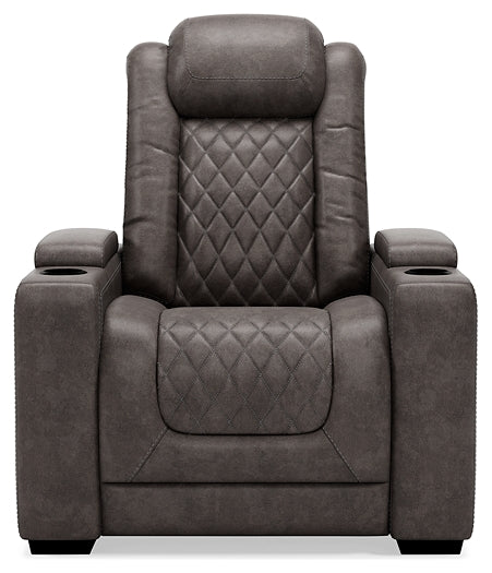 HyllMont PWR Recliner/ADJ Headrest Huntsville Furniture Outlet