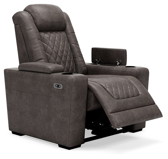 HyllMont PWR Recliner/ADJ Headrest Huntsville Furniture Outlet